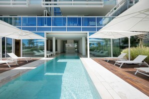 Indoor pool, outdoor pool