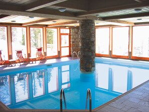 Indoor pool, a heated pool