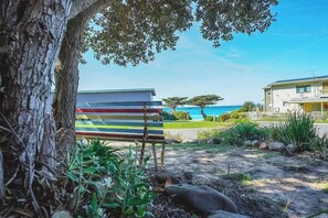 Property grounds - 150  Steps to Beach with EV Charging (Apollo Bay)