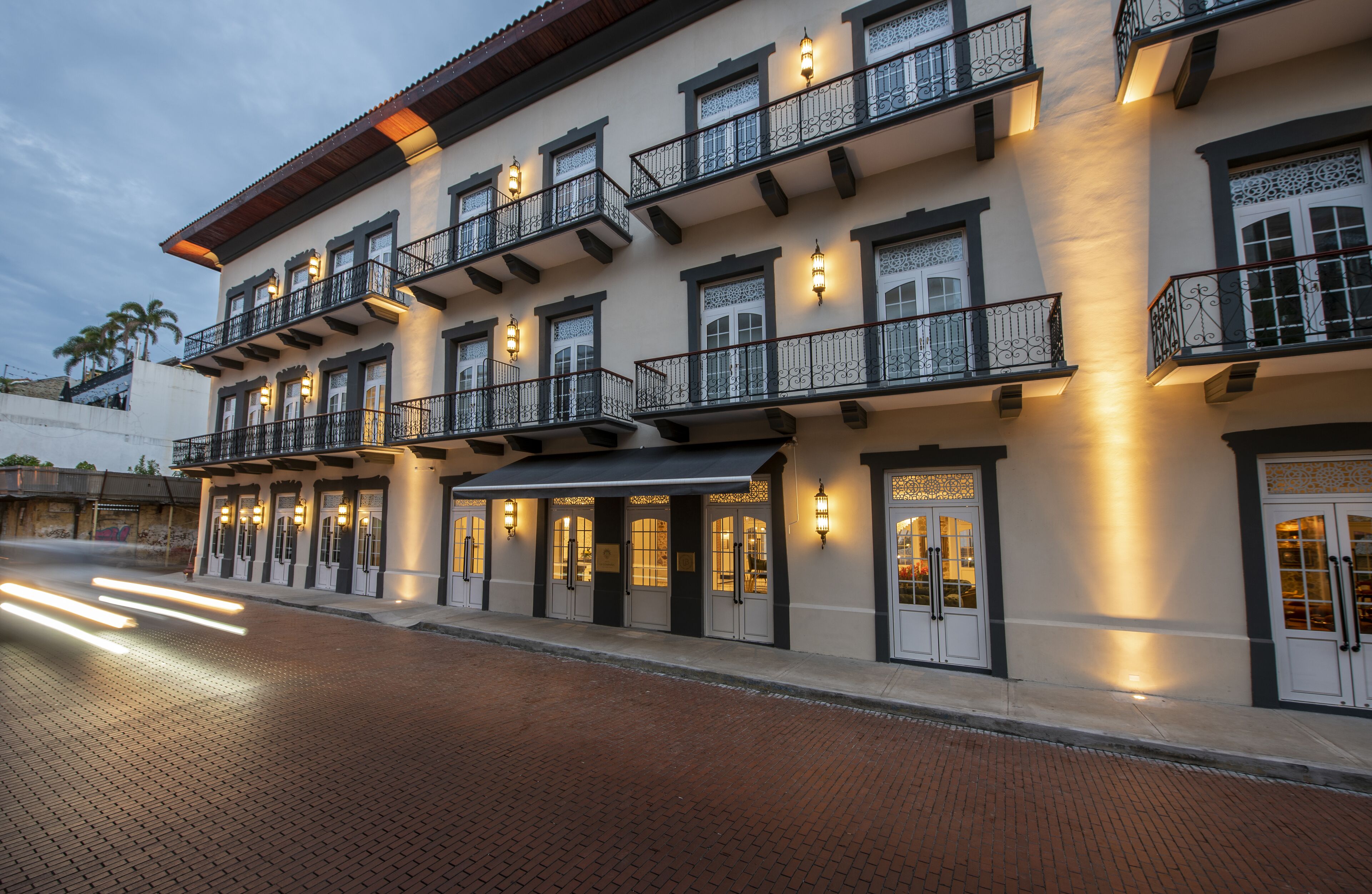 front of property – evening/night