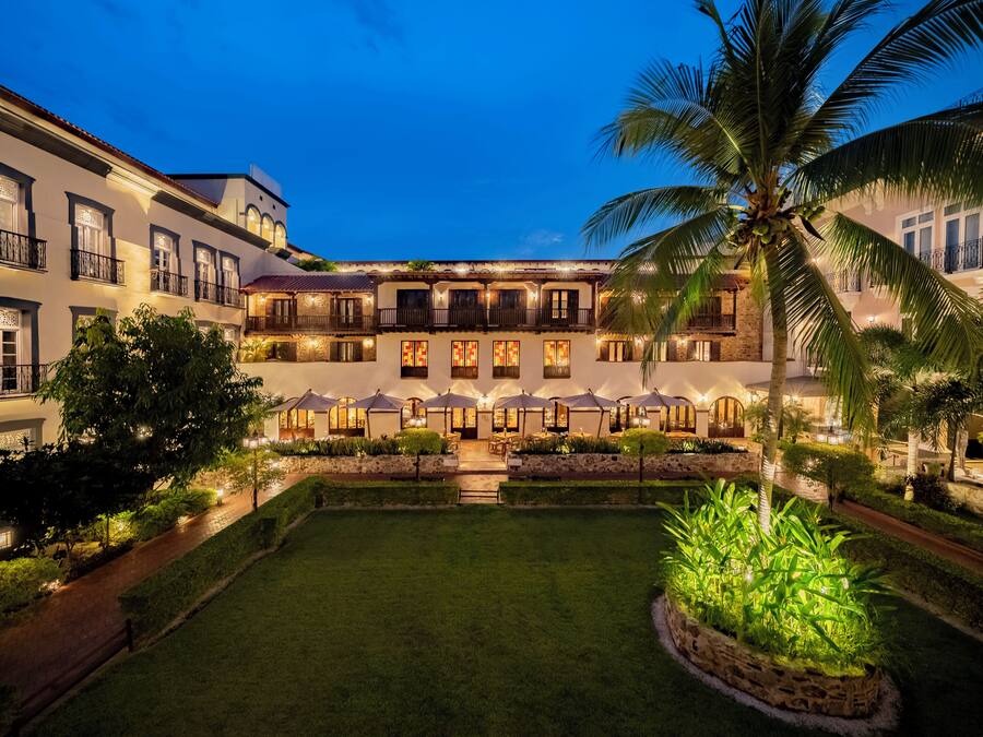 Front of property – evening/night