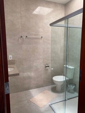 Towels, soap, toilet paper