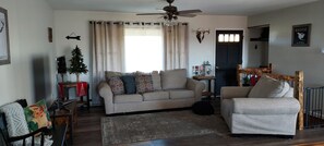 Smart TV, DVD player, books