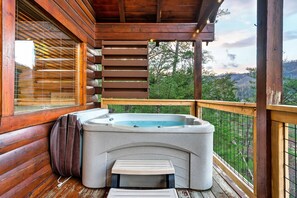 Idromassaggio all'aperto