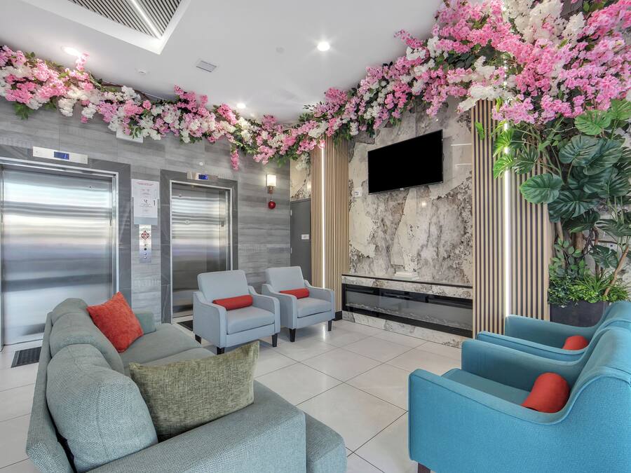 Lobby sitting area