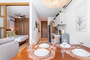 1 bedroom, iron/ironing board, free WiFi, bed sheets - Siempre Ipana, Brand New 1 Bedroom Condo-Blocks to the Beach with Heated Pools (Playa del Carmen)