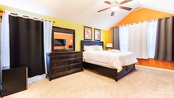 5 室のベッドルーム、アイロン / アイロン台、WiFi (無料)、ベッドシーツ