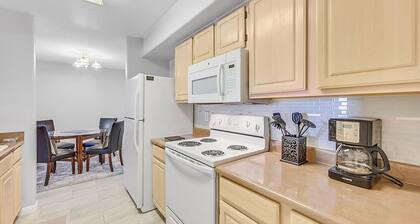 Safe Privately gated fully furnished 1 bedroom, 1 bath, Condo in prime location!