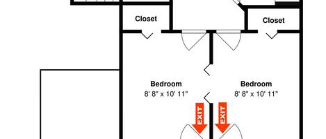 Studio (2 Bedrooms) | CommoditĂ© de lâhĂ©bergement