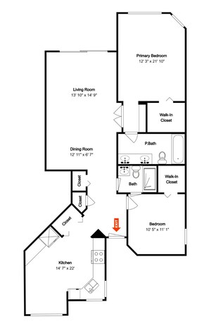 Apartment (2 Bedrooms) | Ausstattung der Unterkunft