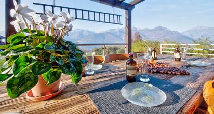 Haustierfreundliche Villa "Chalet Inganna" mit Blick auf den See, Garten & Wi-FI