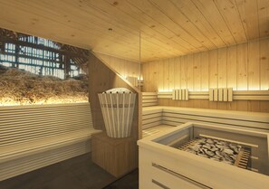 Sauna - Apartment "Waidacherhof Wiese" with Mountain View, Balcony & Wi-Fi (Prags)