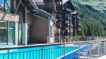 Una piscina climatizada