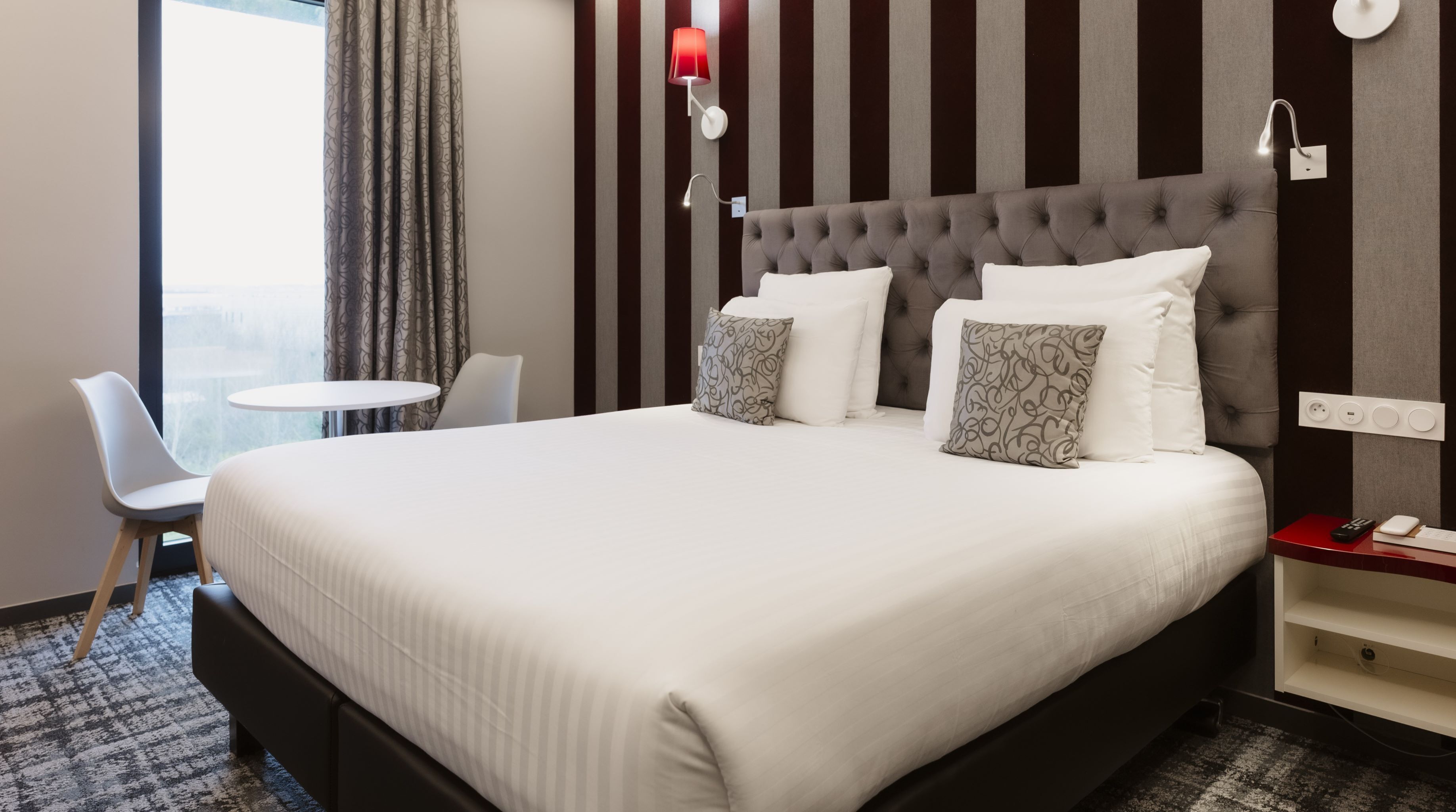 Premium bedding, Select Comfort beds, in-room safe, laptop workspace