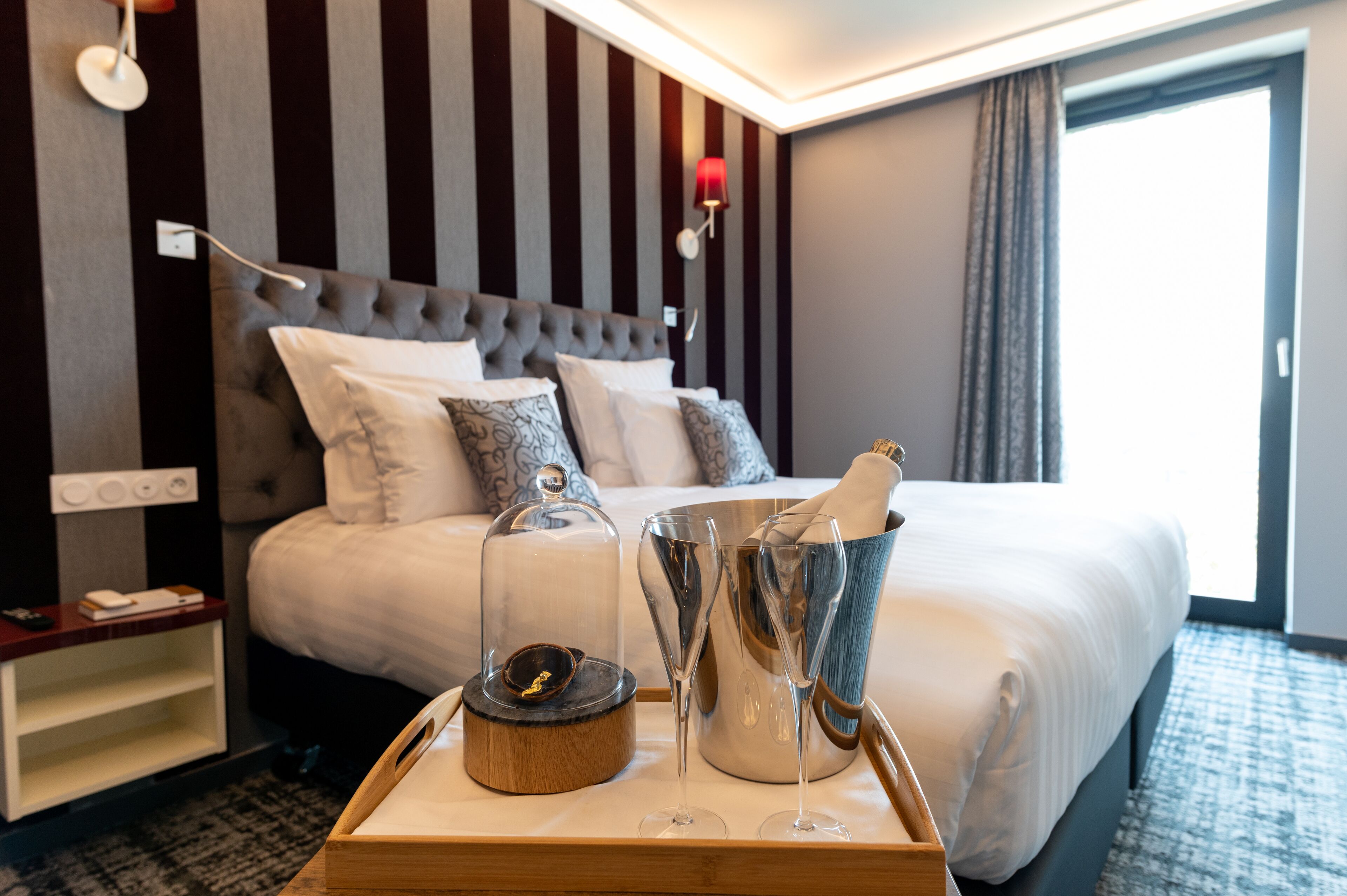 Luxe beddengoed, Select Comfort-bedden, een kluis op de kamer