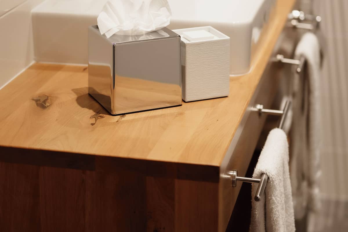 Dutxa, capçal de dutxa tipus cascada i articles de tocador de disseny