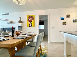 Dining - Sea View @ Casa Banderas, La Cala 3 bed Luxurious (Mijas Costa)