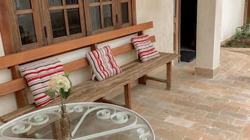 Façana frontal de l'allotjament