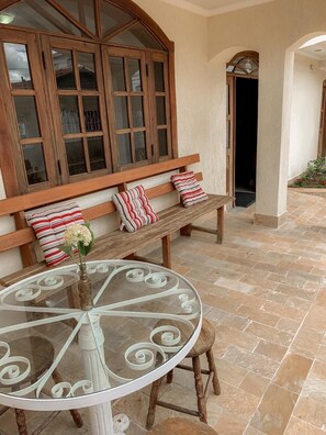 Majoituspaikan julkisivu