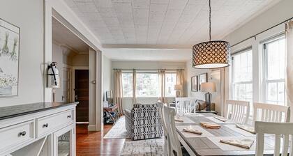 FULLY FURNISHED 1st floor apt of two family home in residential neighborhood