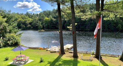Waterfront cottage with great view