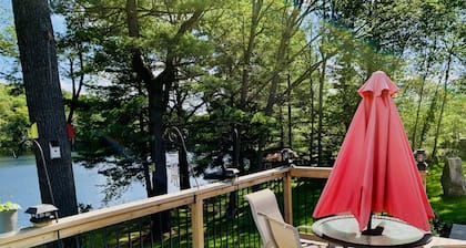 Waterfront cottage with great view