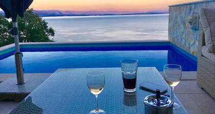 Villa Sabine Medveja Cres. Studio-appartement mit Wlan und Pool