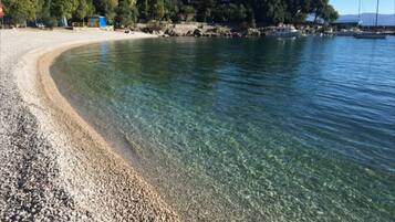 Beach nearby, sun-loungers
