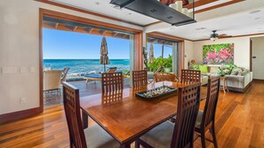 Dining - Honu Kai Villa by Parrish Kauai - oceanfront views, AC, & steps from Poipu Beach (Koloa)