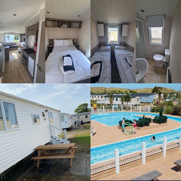 Piscine couverte, piscine extérieure