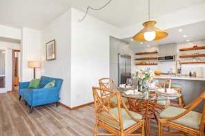 Every meal is a little brighter when shared in a space that feels this fresh, open, and welcoming
