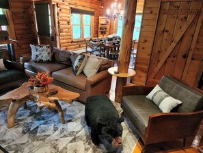 テレビ、暖炉、書斎 / ワークスペース