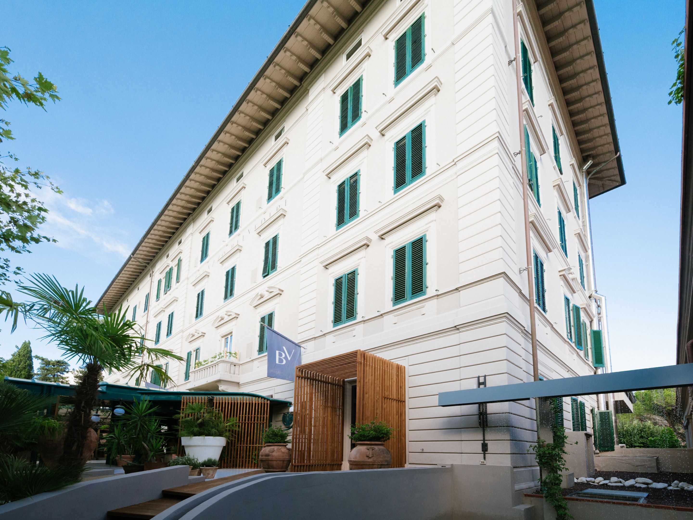 Facciata della struttura