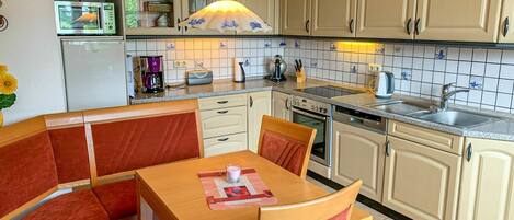 Microwave, oven, dishwasher, toaster