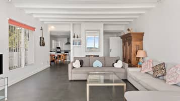 Télévision, cheminée, chaßne hi-fi