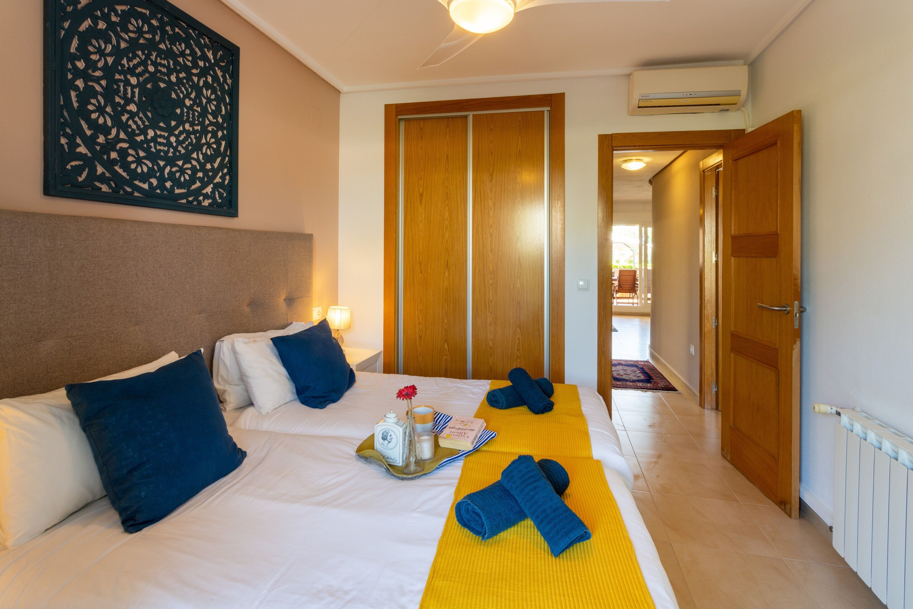 2 bedrooms, iron/ironing board, free WiFi, bed sheets
