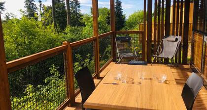 Panoramic Cottage - Breathtaking view - In the heart of a naturist estate