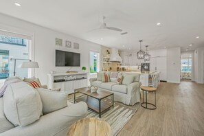 Smart-TV, bordtennis og kontorer