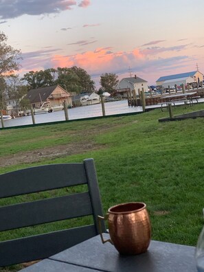 Outdoor dining -  Cabana Bay Fish Camp, Lake St. Clair- Minutes to Anchor Bay (Clay Township)