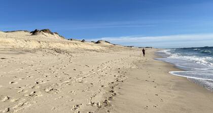 Beachfront apartment with roof terrace