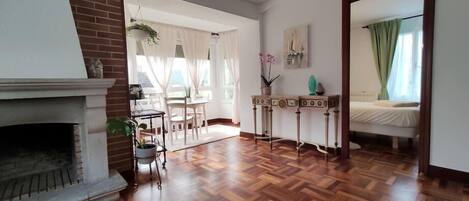 2 bedrooms, iron/ironing board, travel crib, WiFi