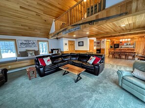 Télévision, cheminée