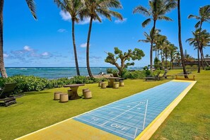 Property grounds - Kapaa Shores A303.  Beautiful Oceanfront Condo wit (Kapaʻa)