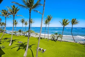 Beach nearby, beach towels - Kapaa Shores A303. Oceanfront Condo with a View! (Kapaʻa)