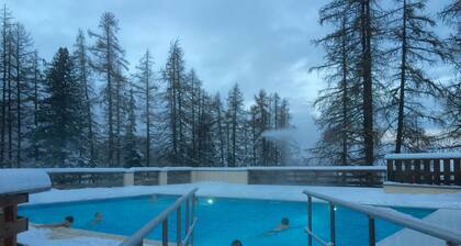Résidence sur les pistes avec piscine exterieure chauffée