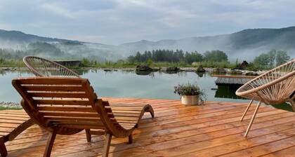Ferienhaus rehberg14 - historic farm with pond & sauna