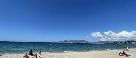 Beach nearby, beach towels