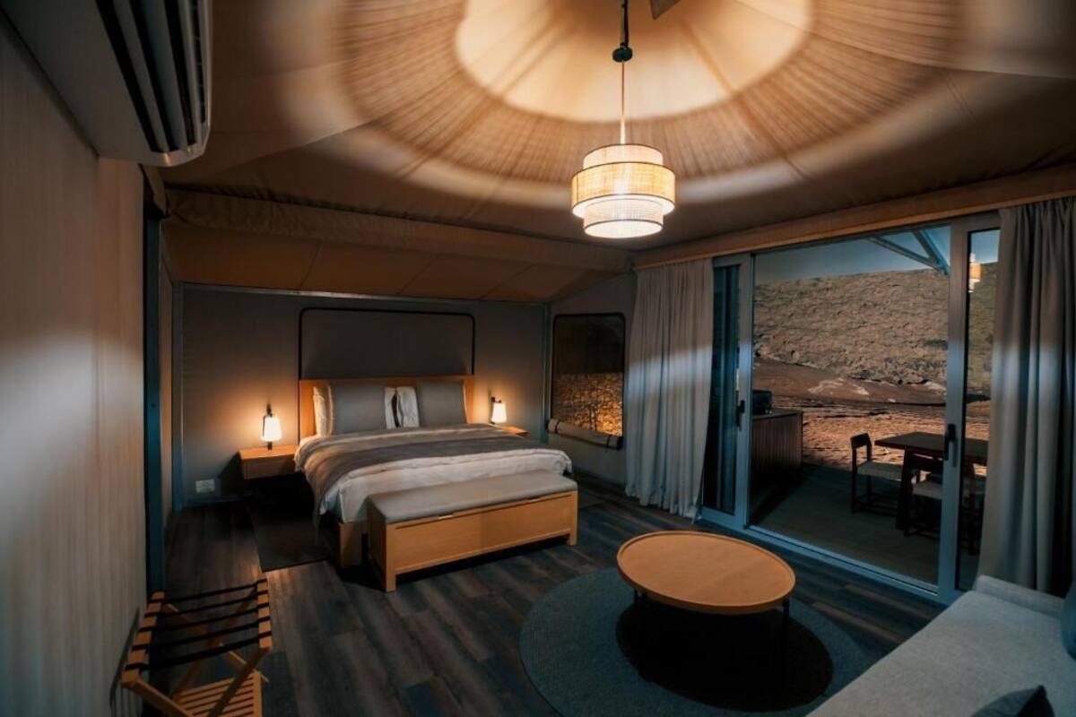 One Bedroom Tent King Without Pool | Sengetøy av topp kvalitet, minibar, wi-fi og sengetøy