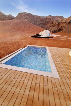 Dome King with pool | Terrass/Patio
