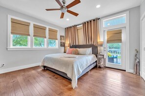 4 bedrooms, in-room safe, iron/ironing board, travel cot